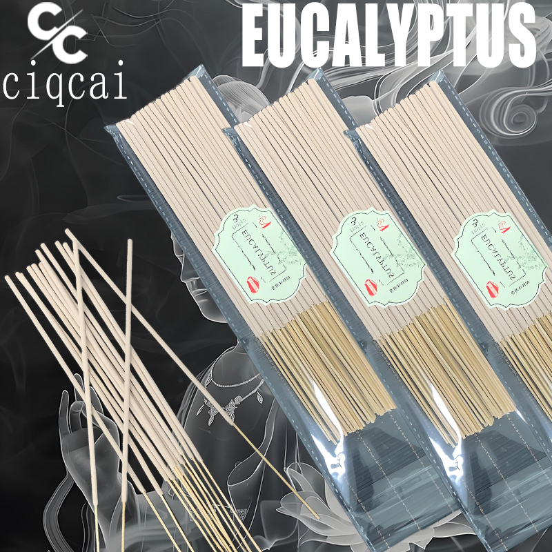 Home Fragrance Eucalyptus - Premium dicke Eukalyptus-Räucherstäbchen, Länge 22 cm/8.