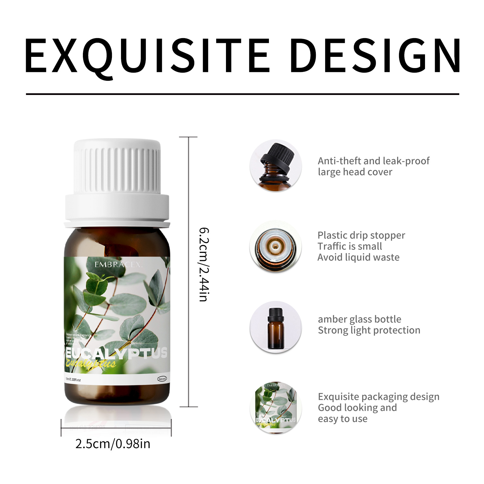 10ml reines Eukalyptus-Ätheris – Home Fragrance Eucalyptus Bewertung und Preis